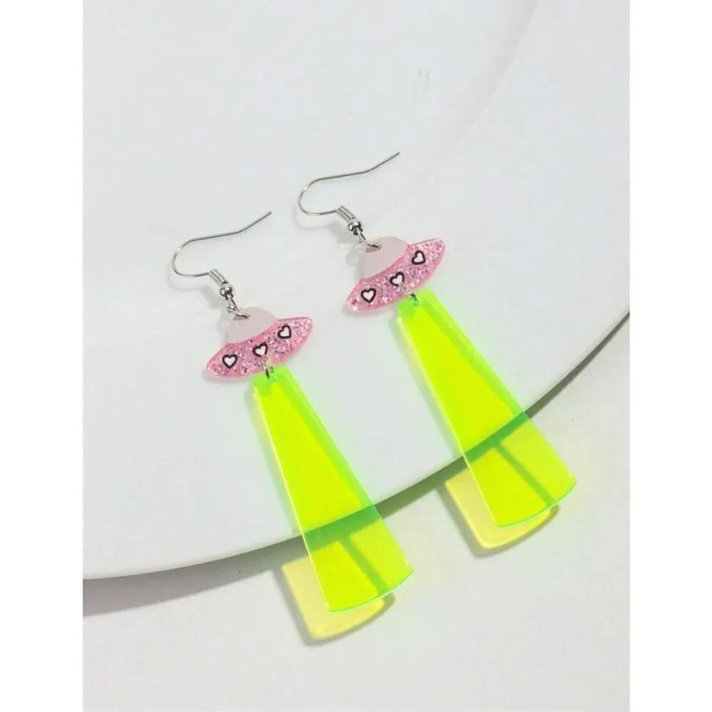 UFO Shaped Earrings
